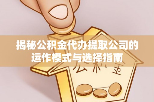 遵化揭秘公积金代办提取公司的运作模式与选择指南