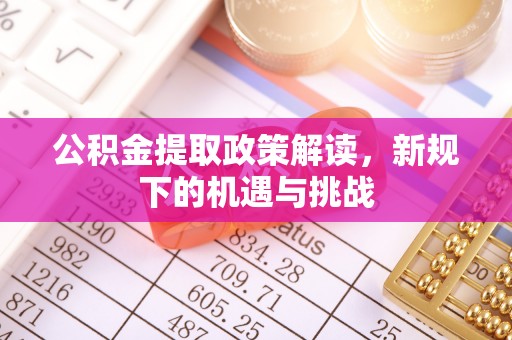遵化公积金提取政策解读，新规下的机遇与挑战