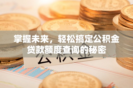 遵化掌握未来，轻松搞定公积金贷款额度查询的秘密