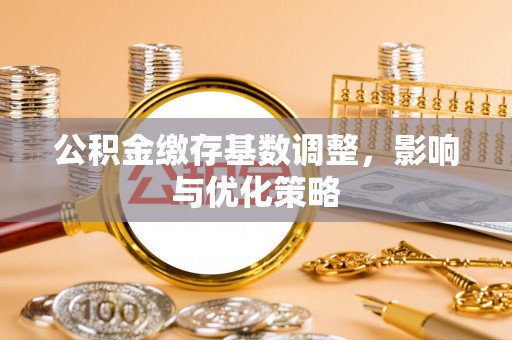 遵化公积金缴存基数调整，影响与优化策略
