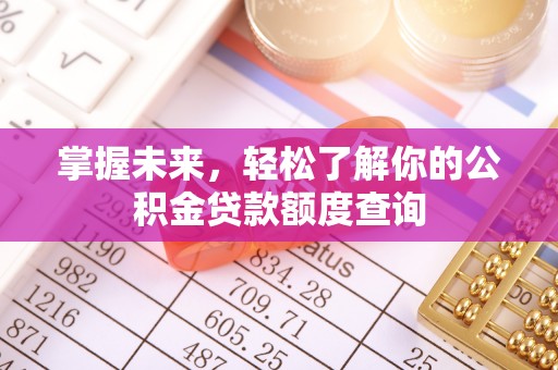 遵化掌握未来，轻松了解你的公积金贷款额度查询