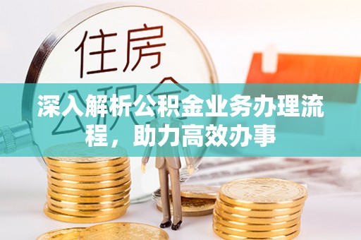 遵化深入解析公积金业务办理流程，助力高效办事