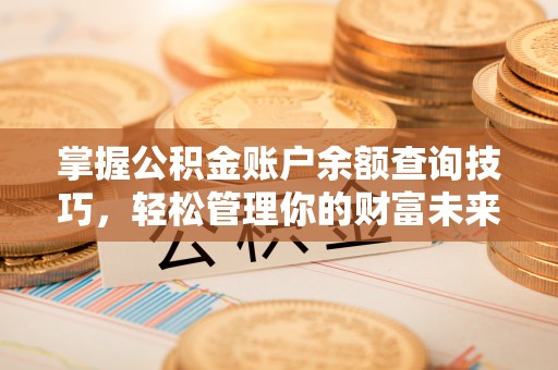 遵化掌握公积金账户余额查询技巧，轻松管理你的财富未来