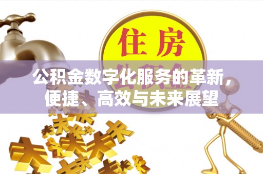 遵化公积金数字化服务的革新，便捷、高效与未来展望
