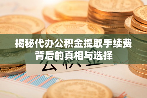 遵化揭秘代办公积金提取手续费背后的真相与选择